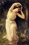 Charles-Amable Lenoir A Nymph In The Forest Germany oil painting artist
